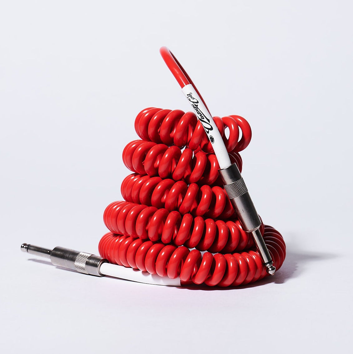 Red Coiled Guitar Cable | Voltage Vintage Coil®