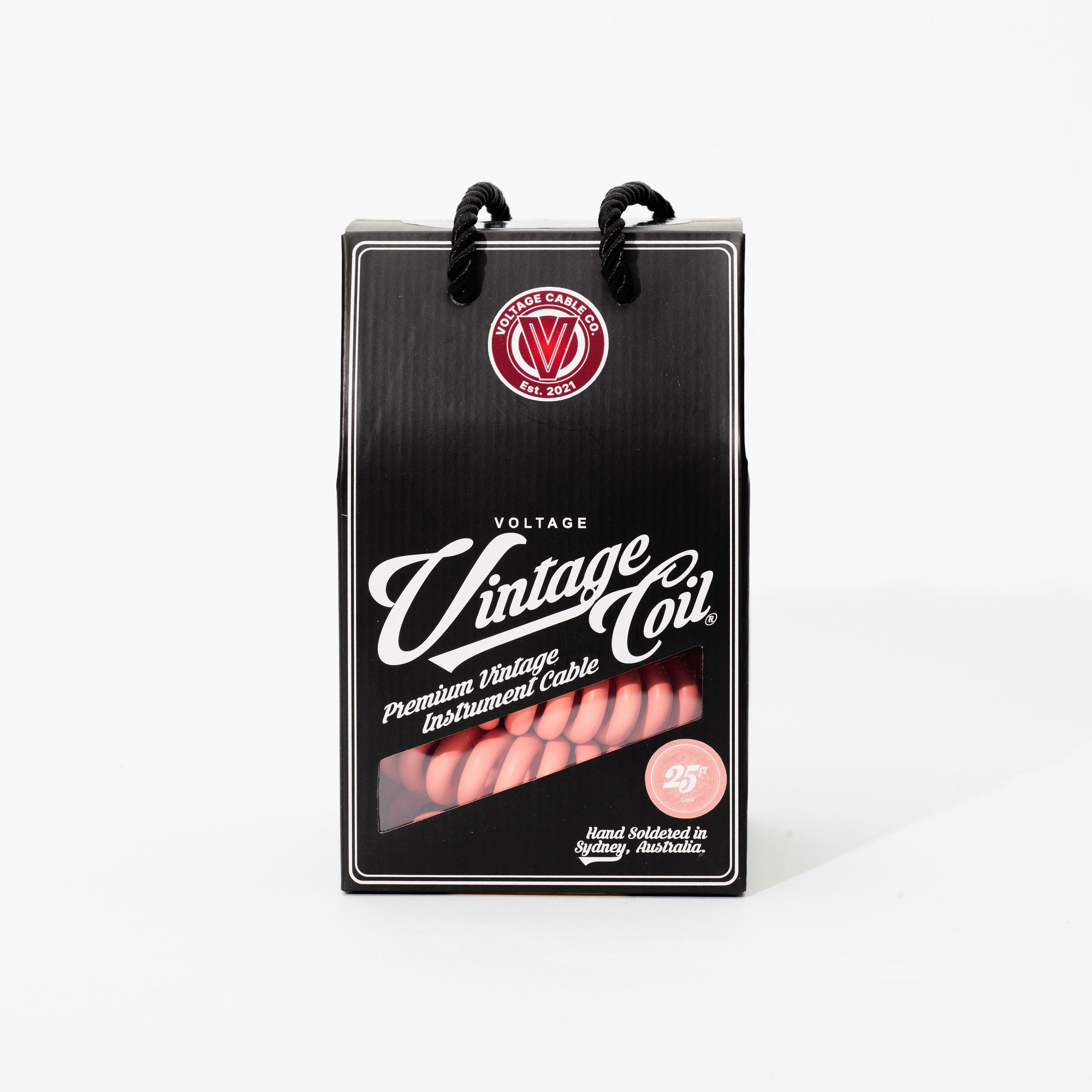 Voltage Vintage Coil Coral Pink 30ft