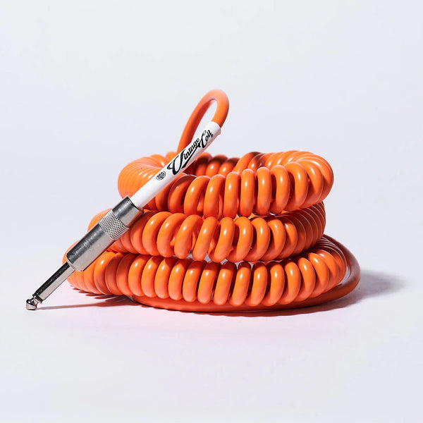 Orange Coiled Guitar Cable | Voltage Vintage Coil®